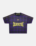 HIGHLANDS PLAID TEE DARK BLUE