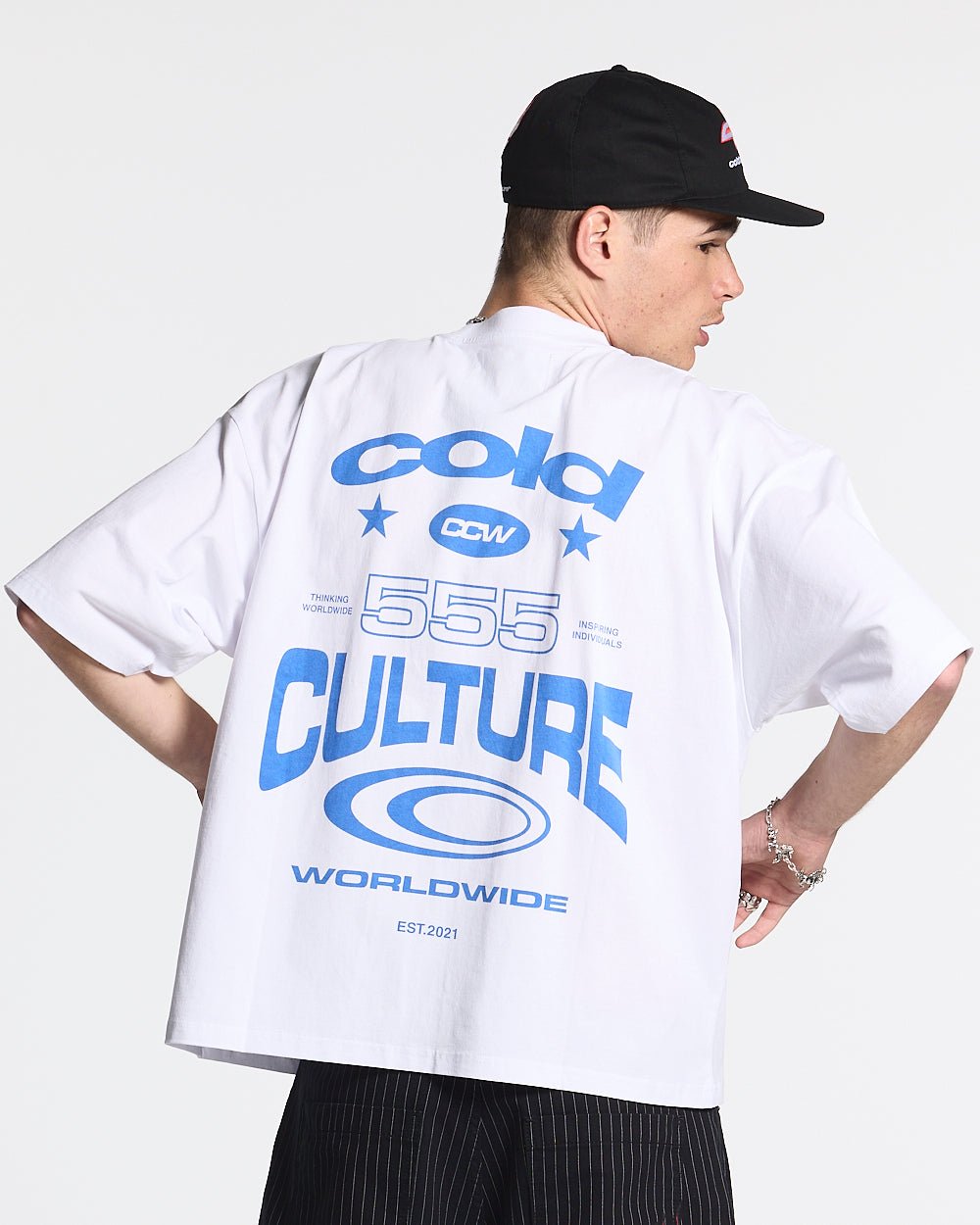 555 TEE WHITE