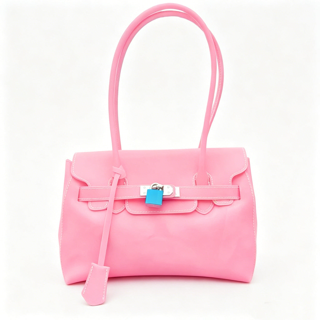 Girly Jelly Tote Shoulder Bag
