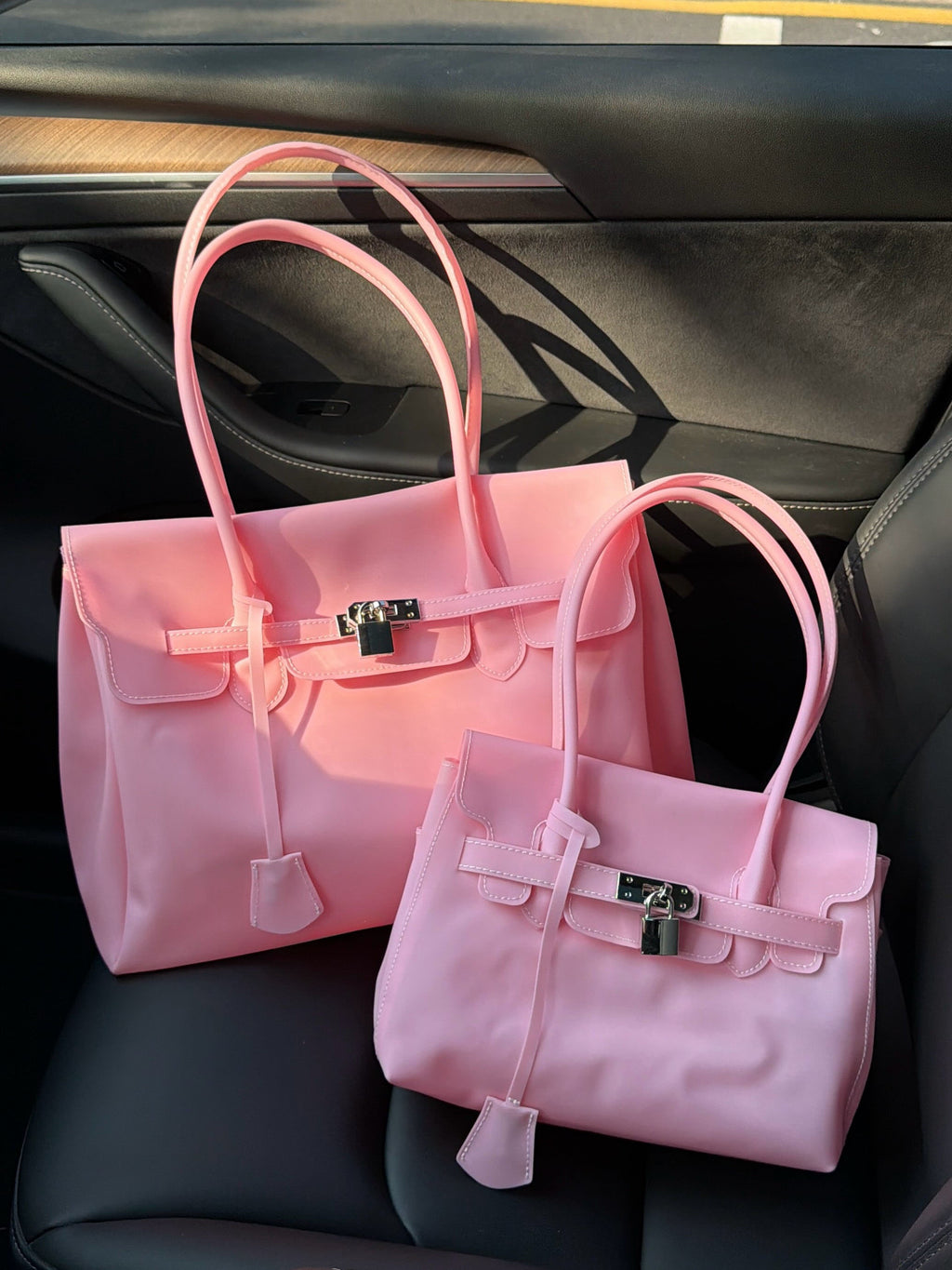 Girly Jelly Tote Shoulder Bag