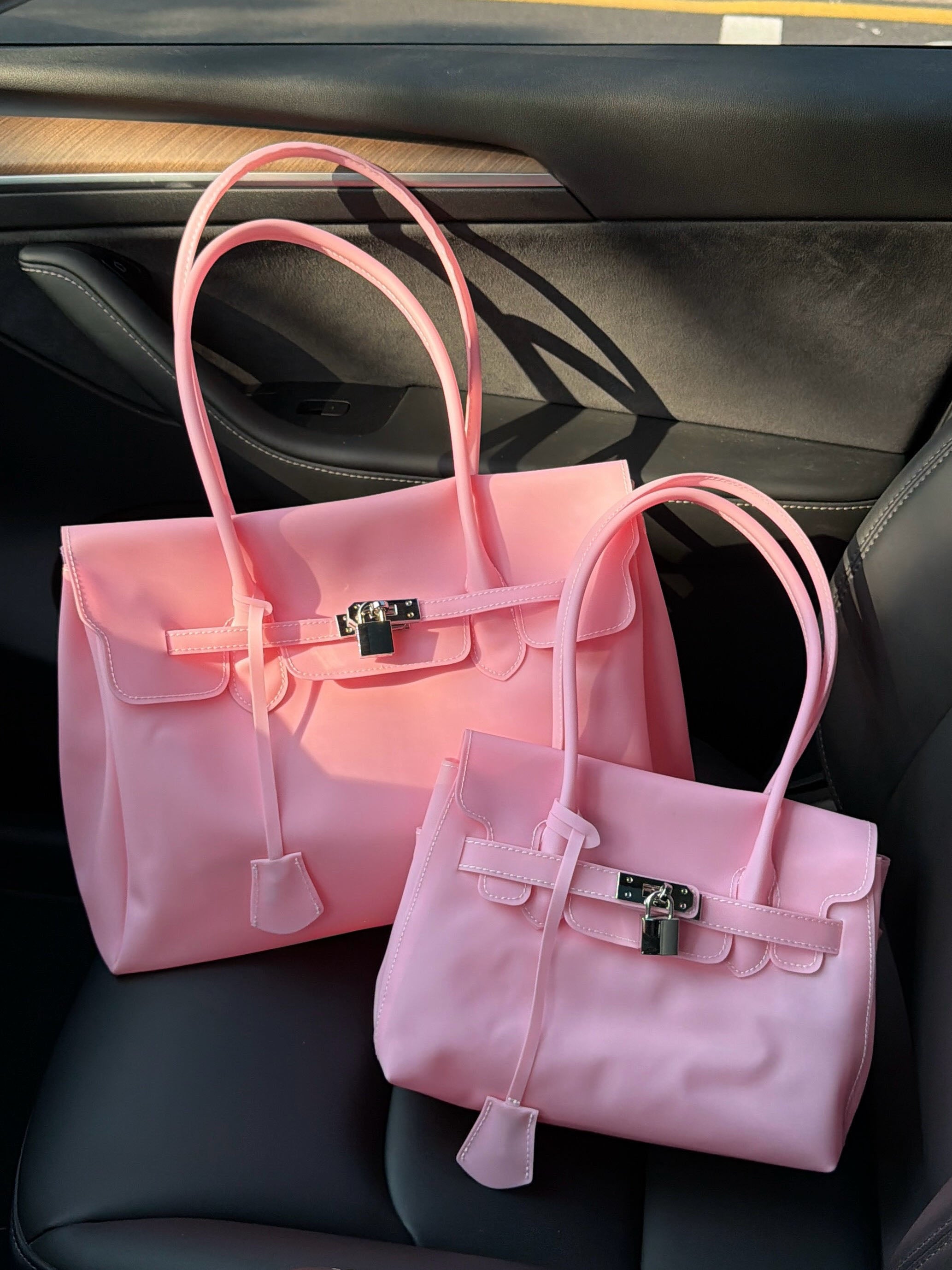 Girly Jelly Tote Shoulder Bag