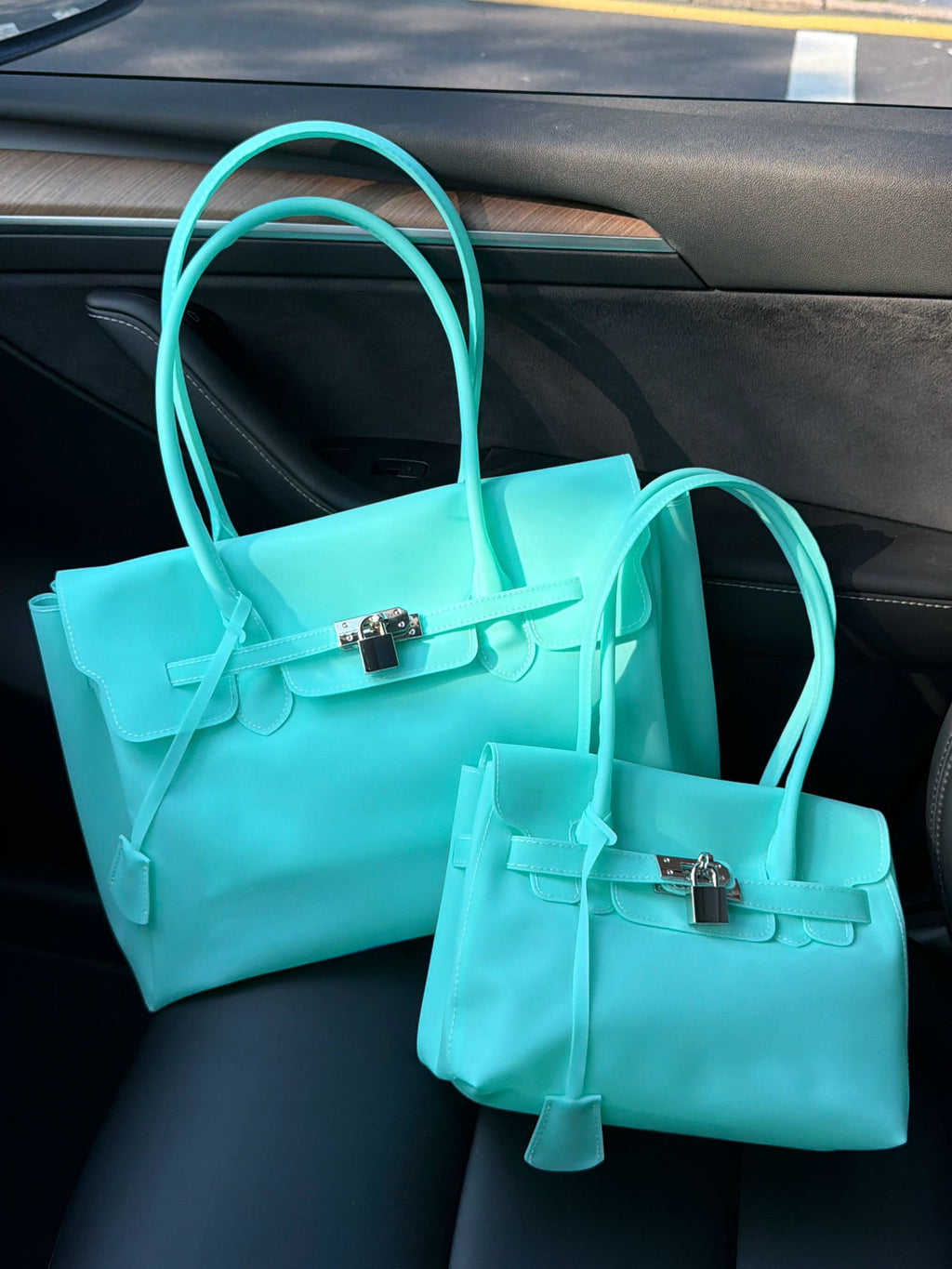 Girly Jelly Tote Shoulder Bag