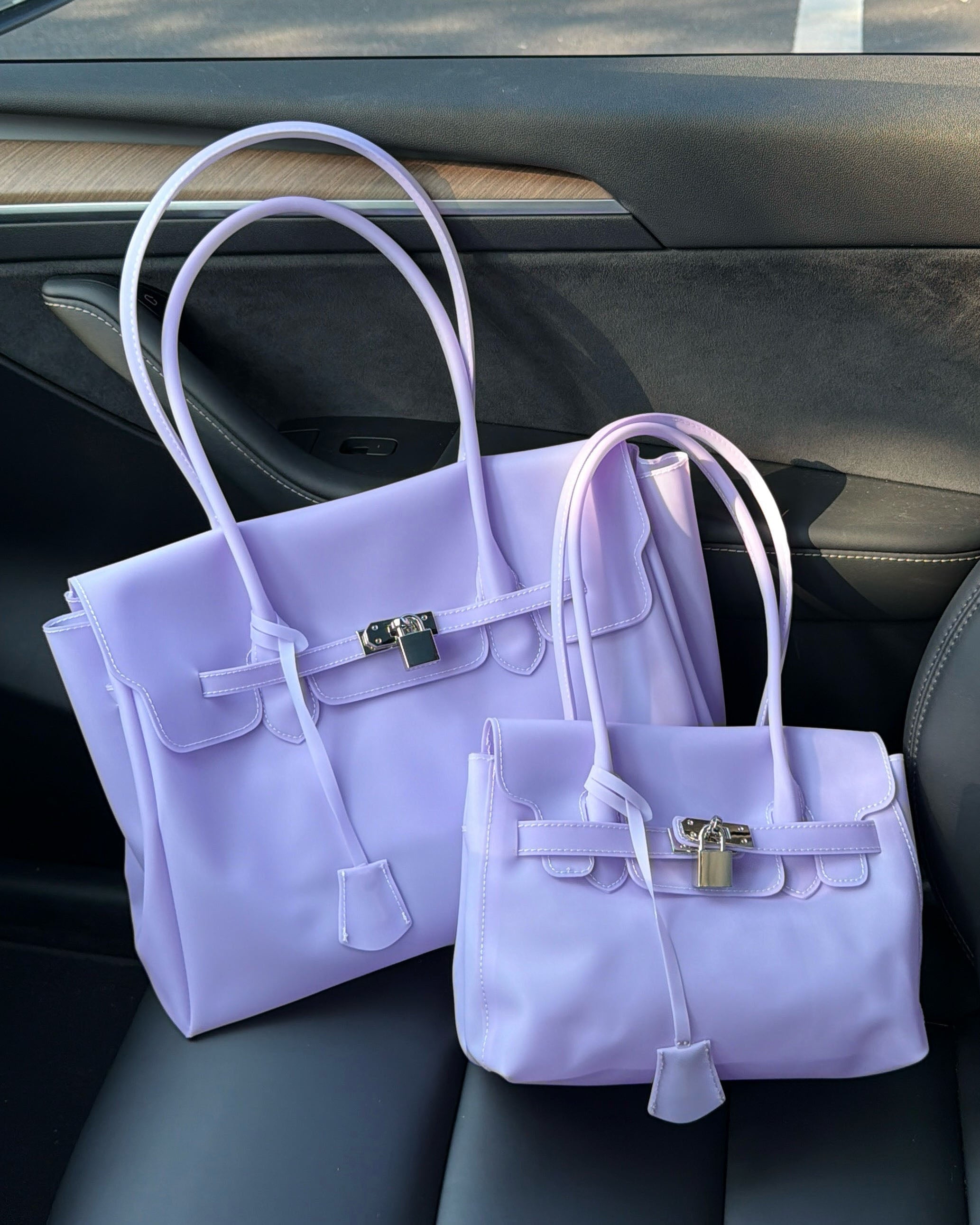 Girly Jelly Tote Shoulder Bag