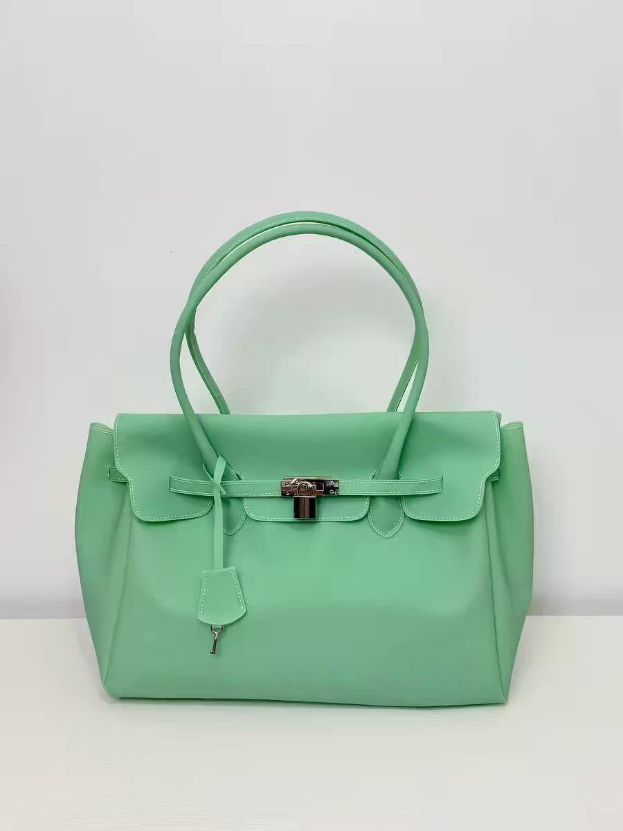 Girly Jelly Tote Shoulder Bag