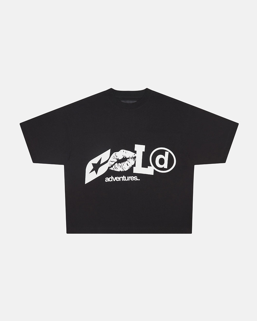 ADVENTURES TEE BLACK & WHITE