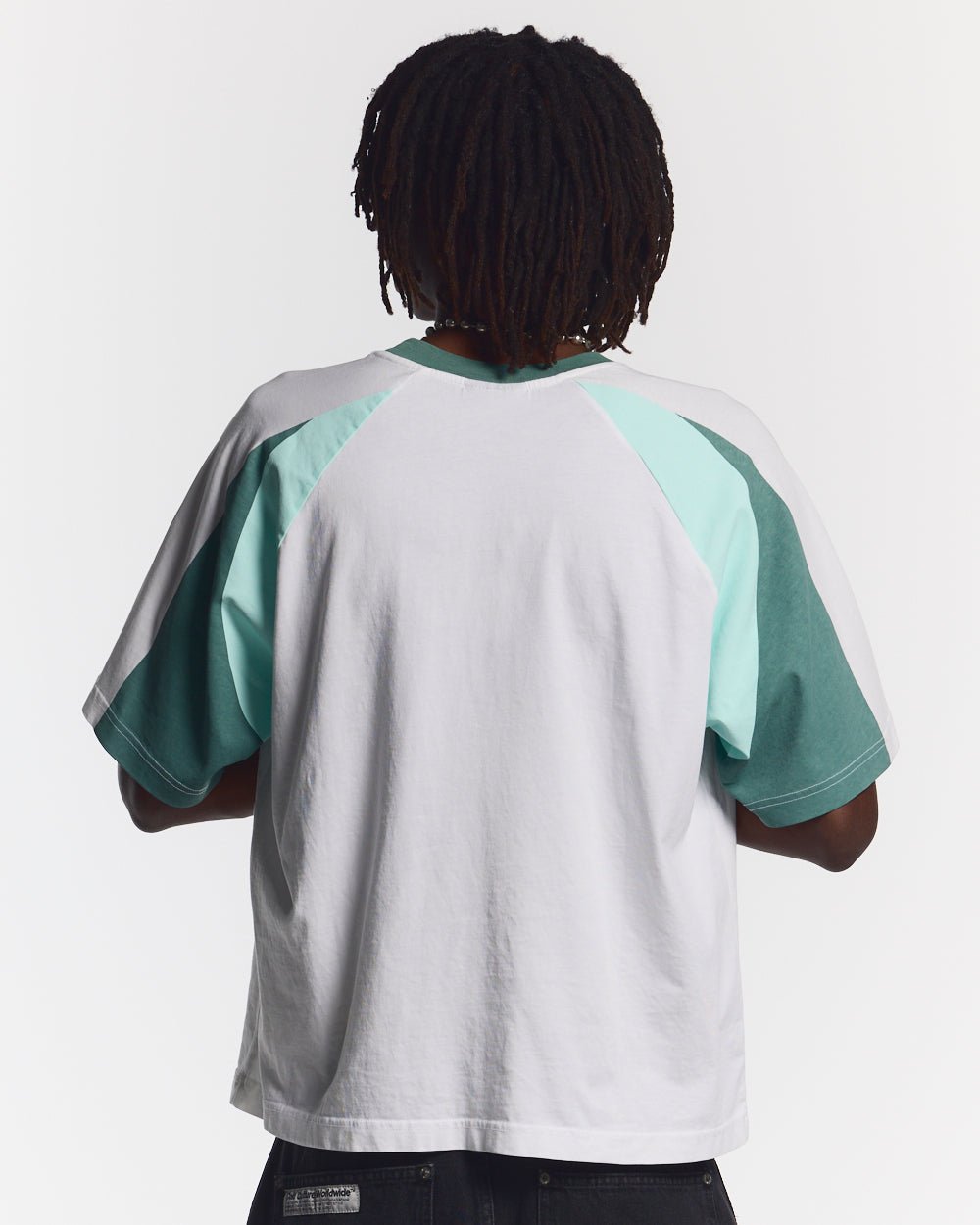 AIRBORNE TEE WHITE AND GREEN