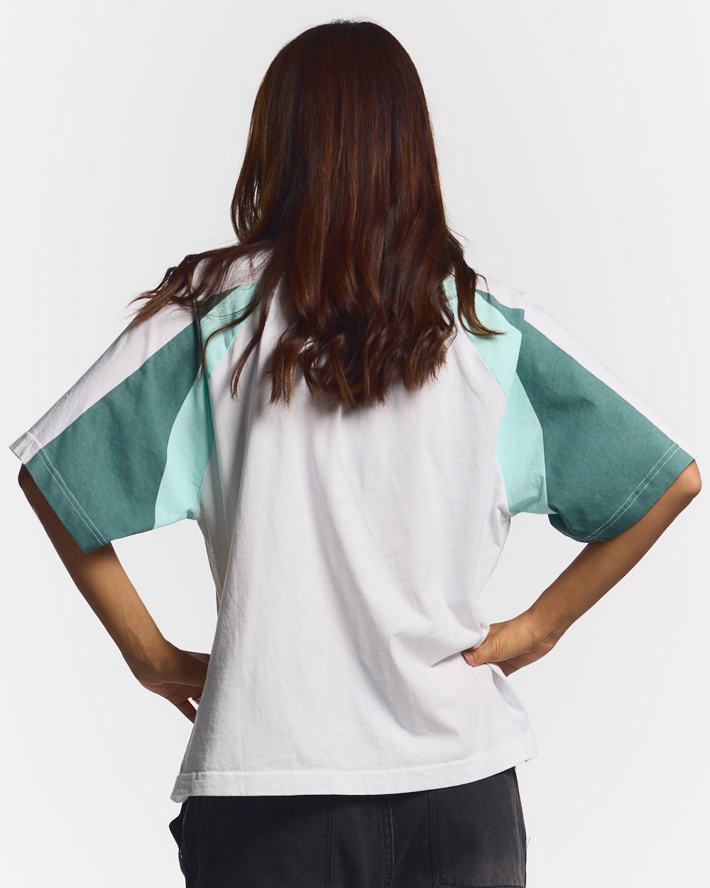 AIRBORNE TEE WHITE AND GREEN
