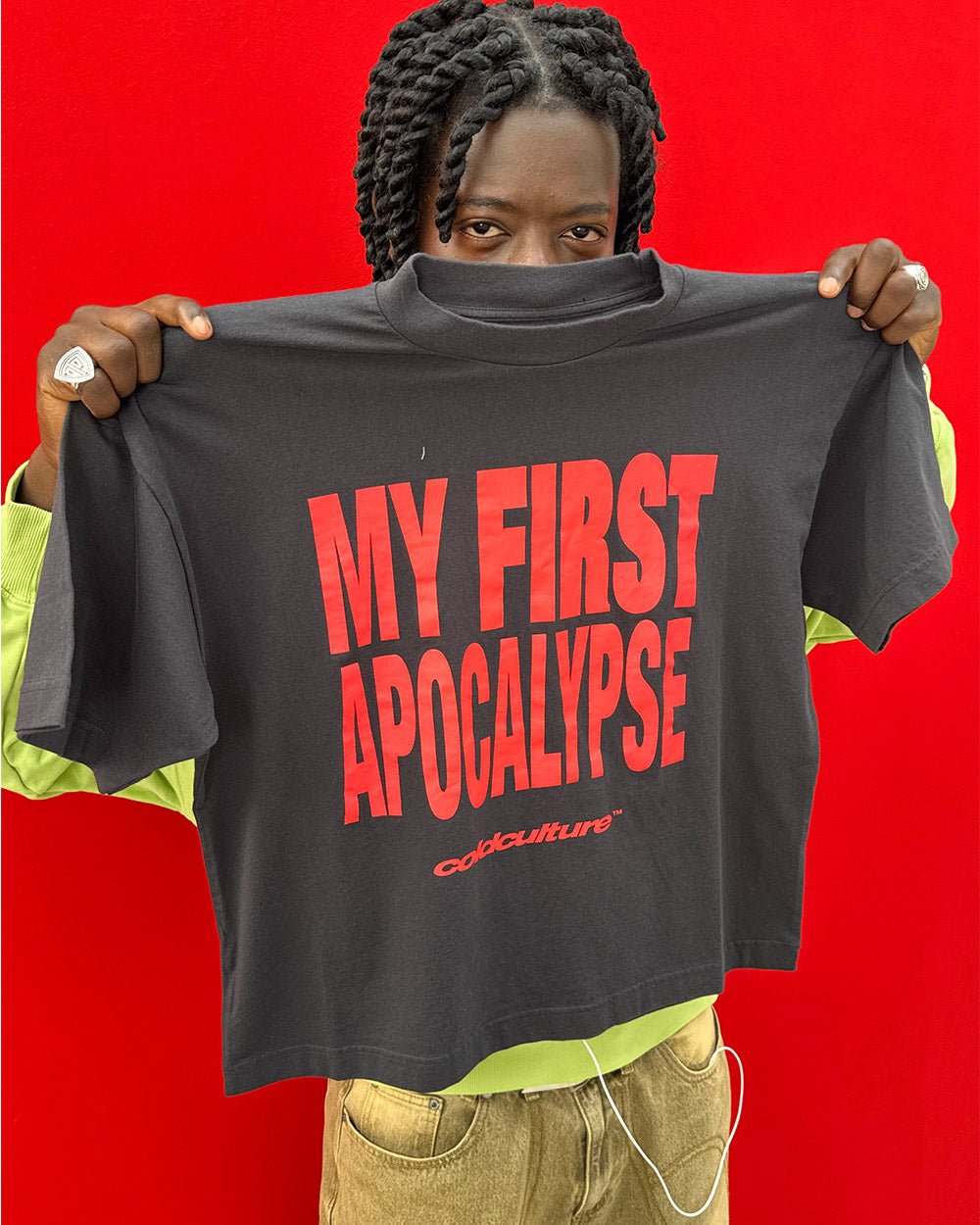 APOCALYPSE TEAM TEE GREY & RED