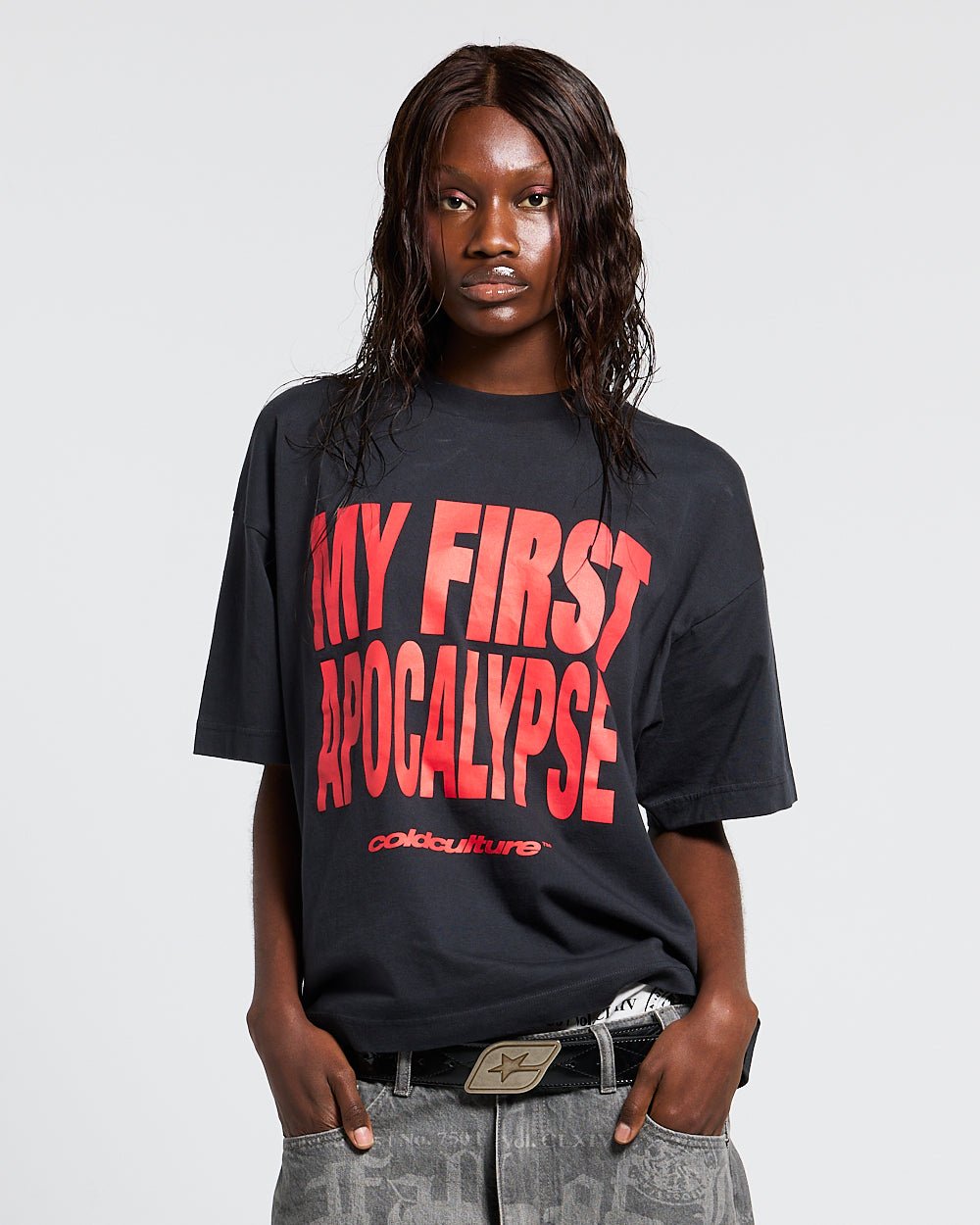APOCALYPSE TEAM TEE GREY & RED