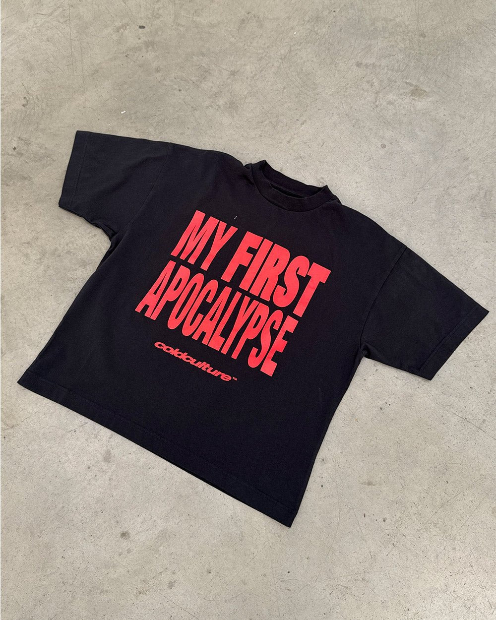 APOCALYPSE TEAM TEE GREY & RED