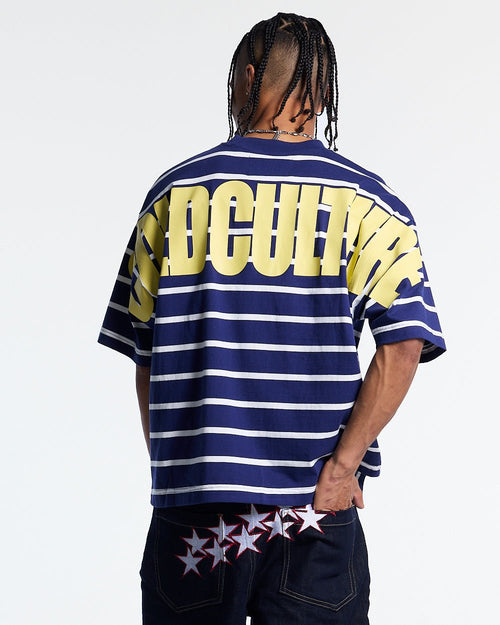 BAY STRIPE TEE NAVY