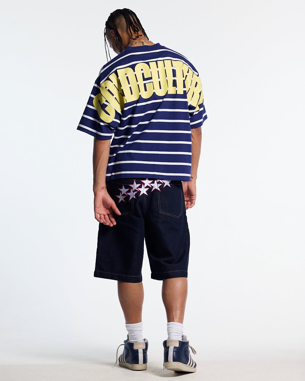 BAY STRIPE TEE NAVY