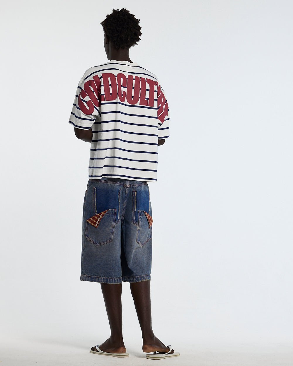 BAY STRIPE TEE WHITE