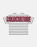 BAY STRIPE TEE WHITE