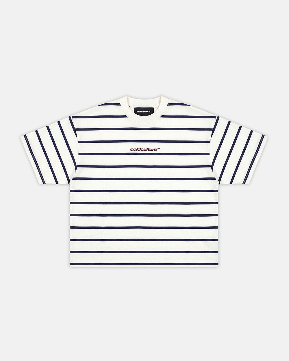 BAY STRIPE TEE WHITE