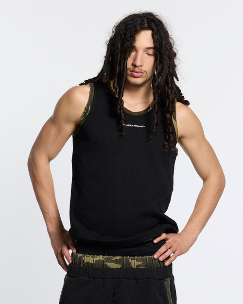 BLACK OPS TANK TOP BLACK