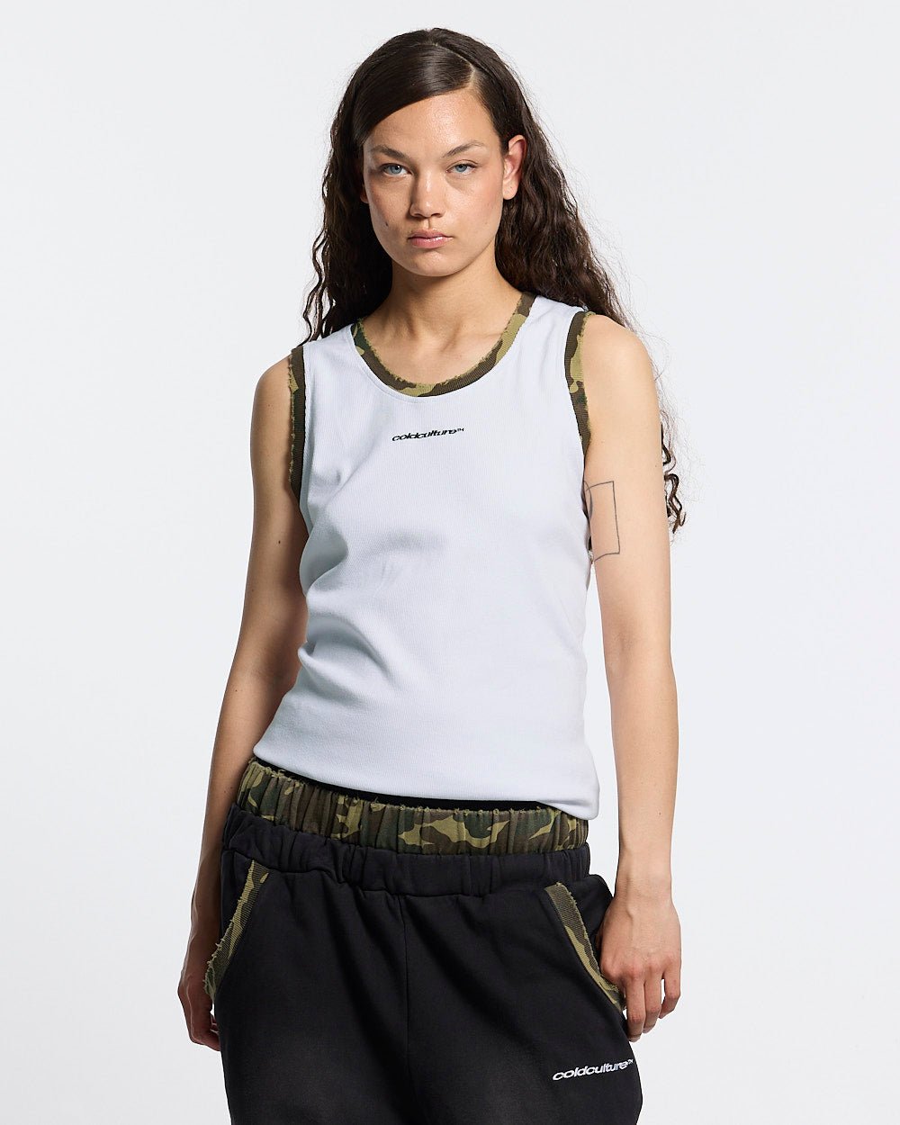 BLACK OPS TANK TOP WHITE
