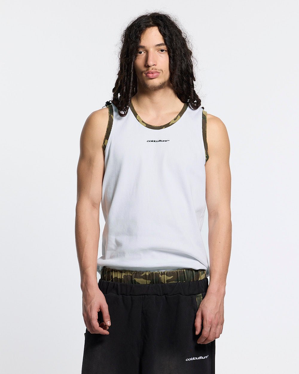 BLACK OPS TANK TOP WHITE