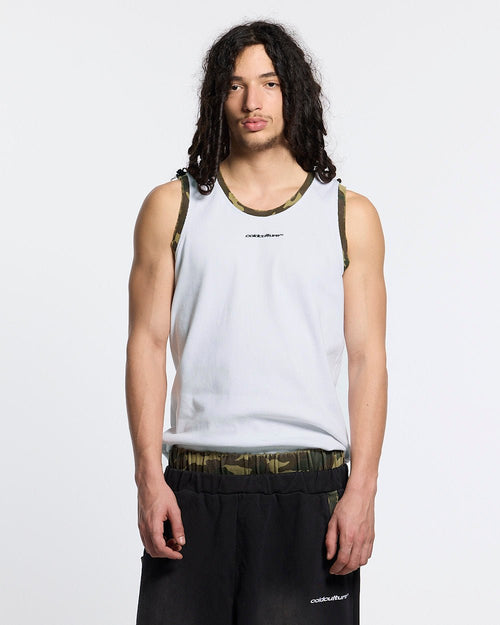 BLACK OPS TANK TOP WHITE
