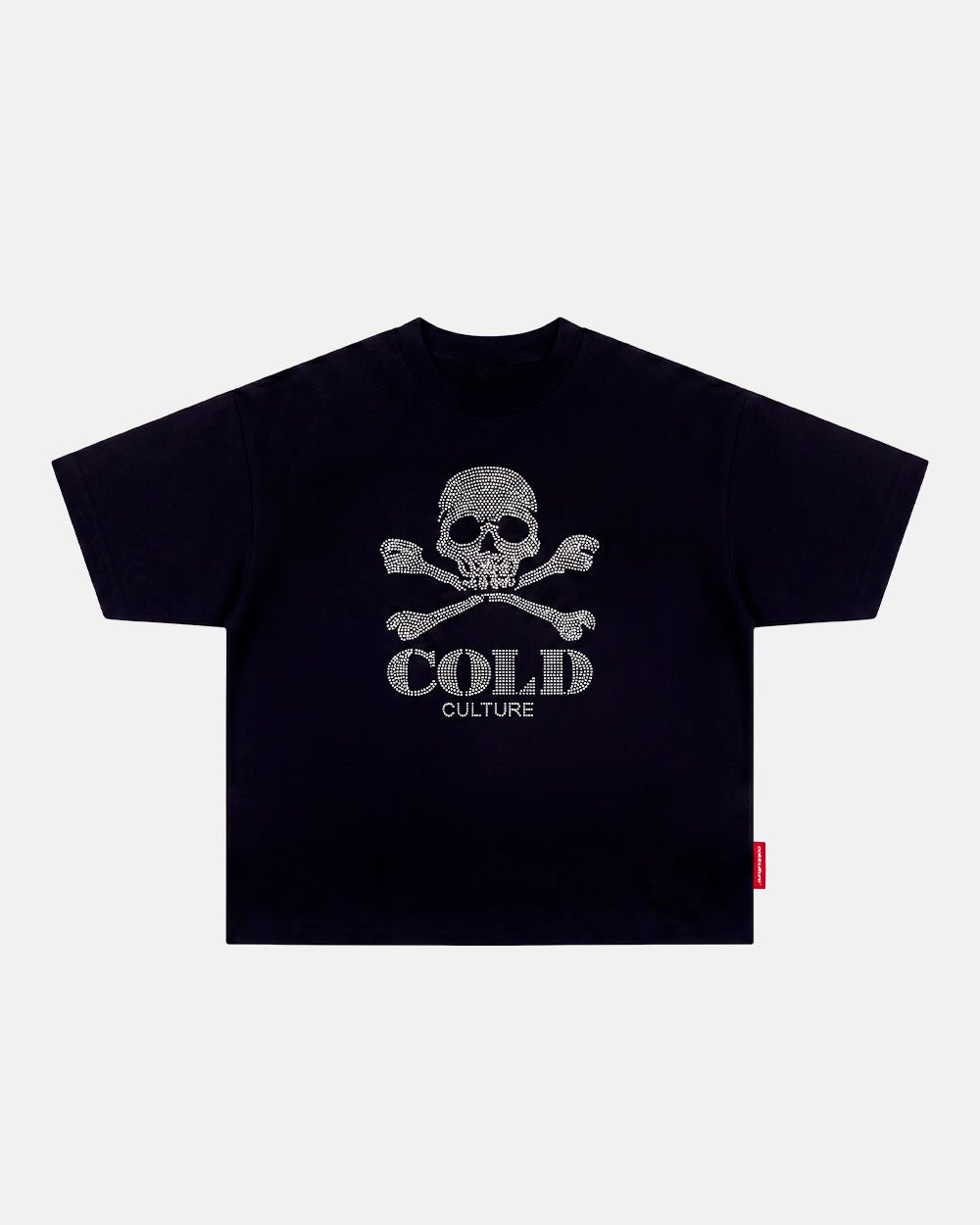 BLING SKULL TEE BLACK