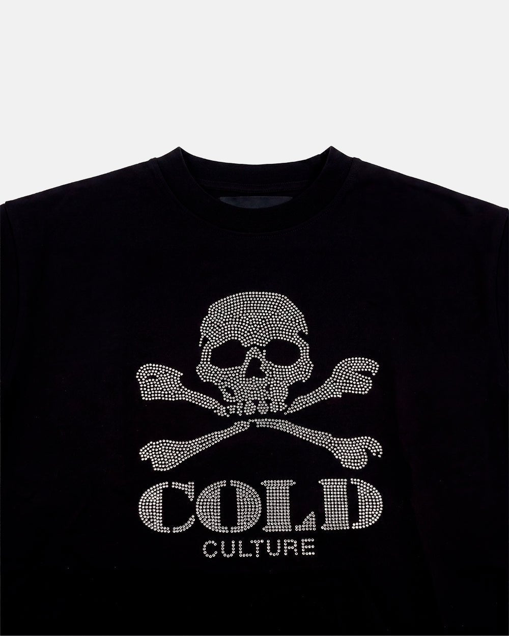 BLING SKULL TEE BLACK