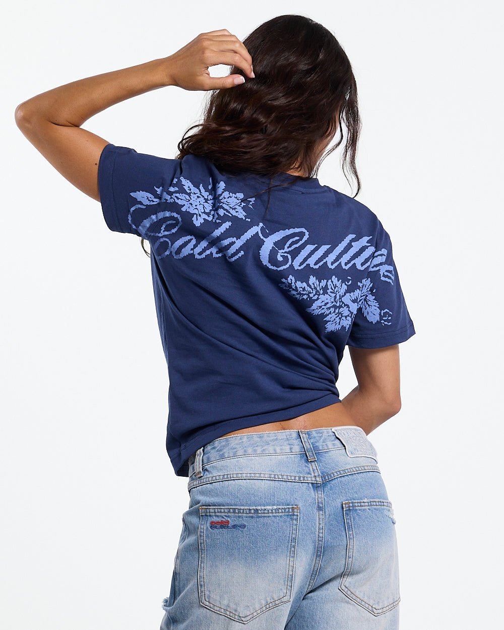 BLOOM TEE NAVY