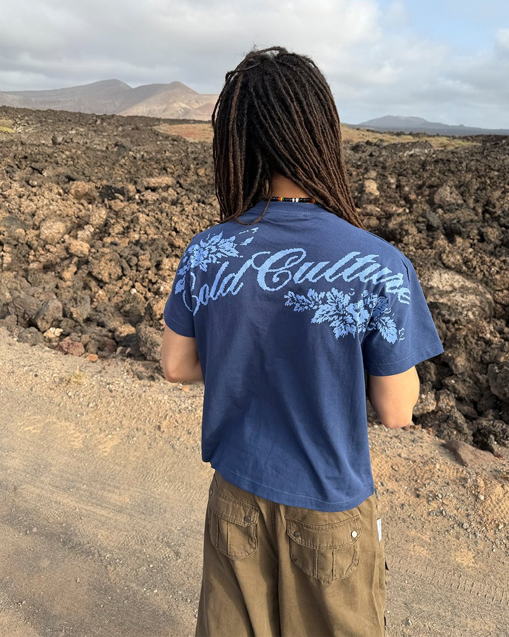BLOOM TEE NAVY