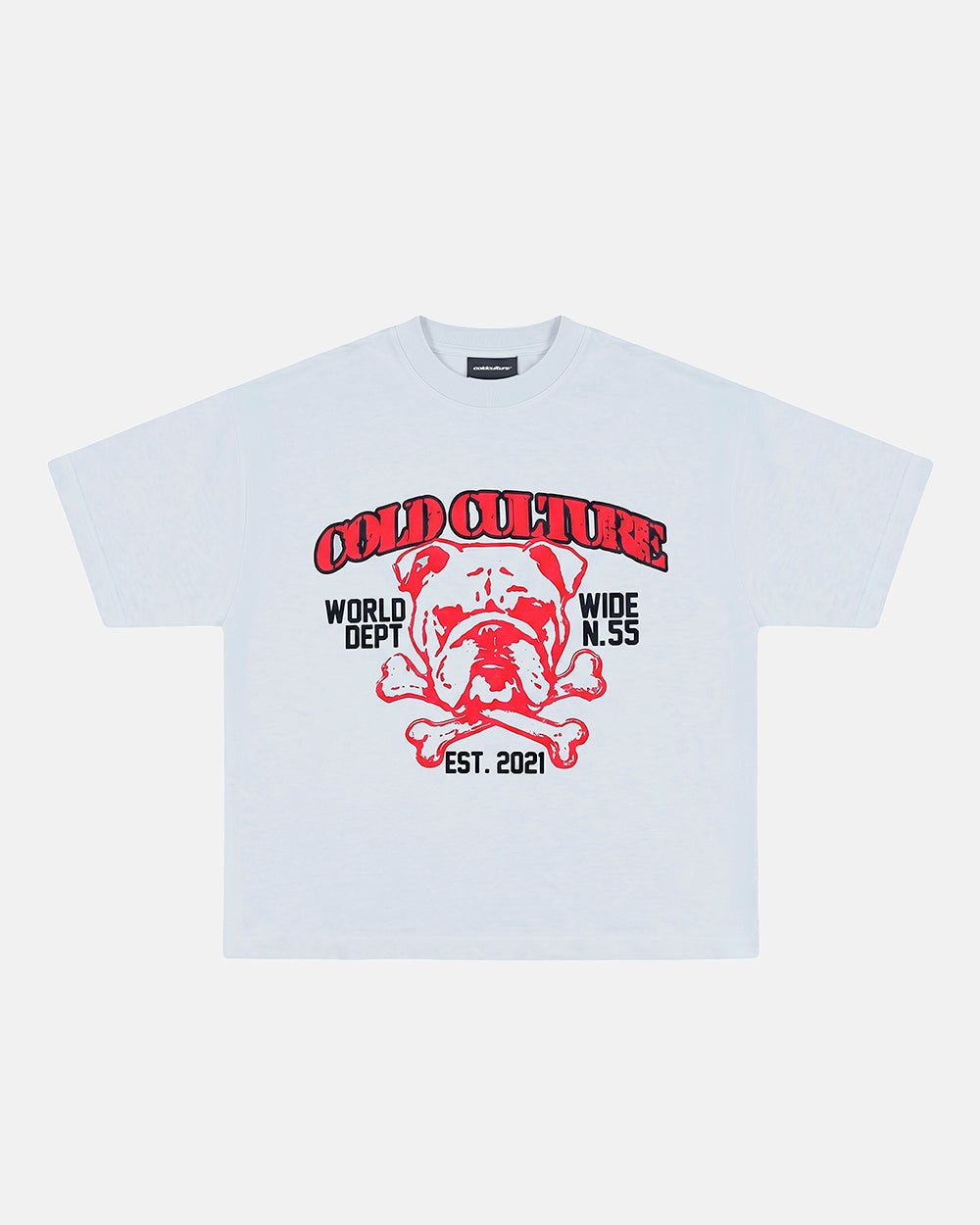 BULLDOG TEE LIGHT BLUE