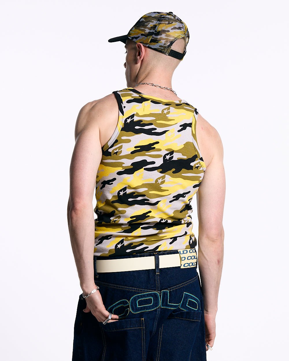 CAMO TANK TEE YELLOW
