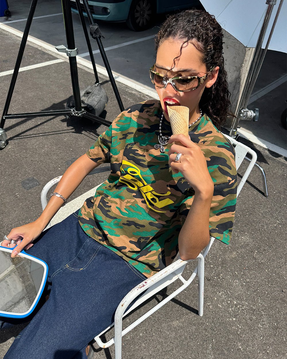 CAMO TEE GREEN