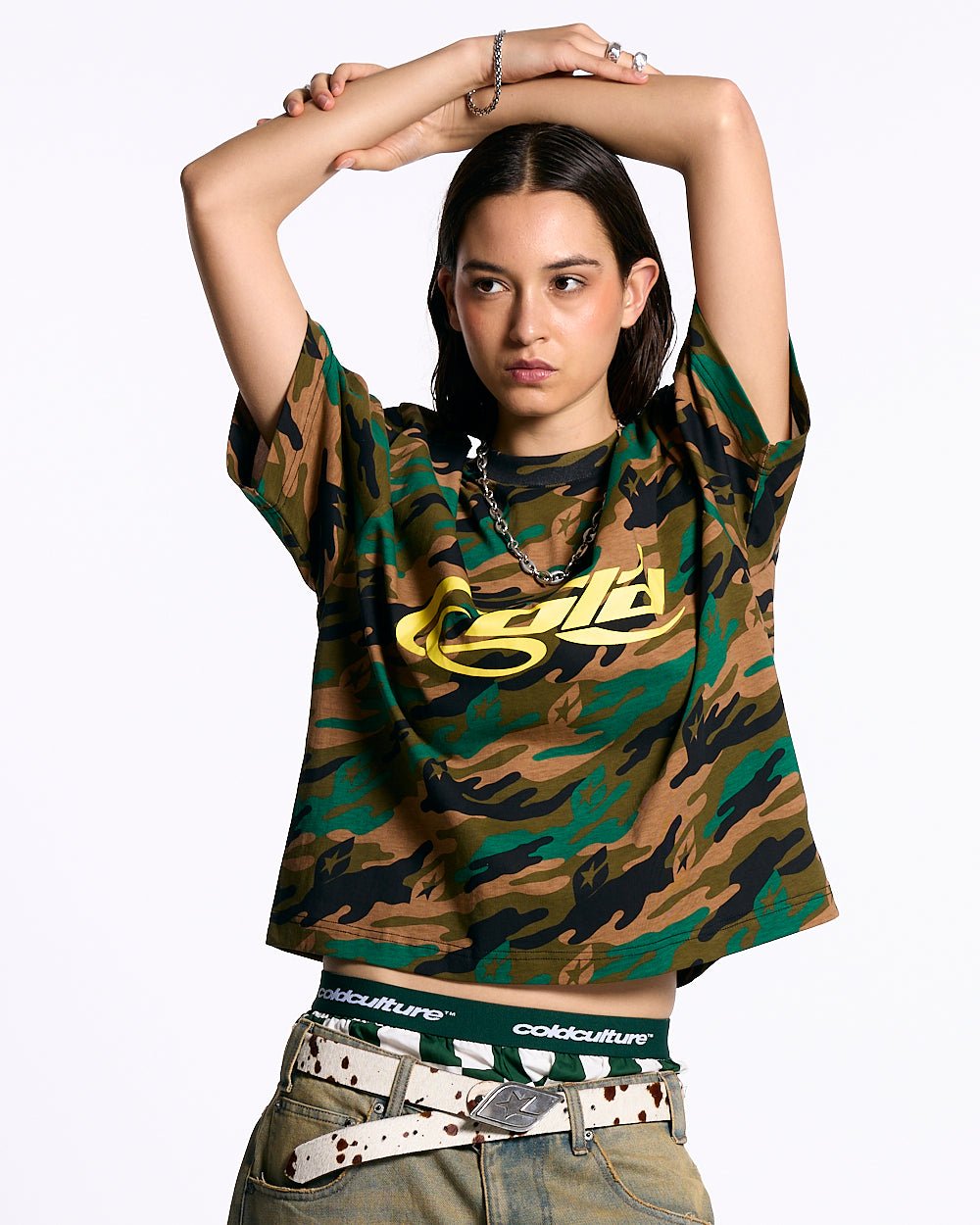 CAMO TEE GREEN
