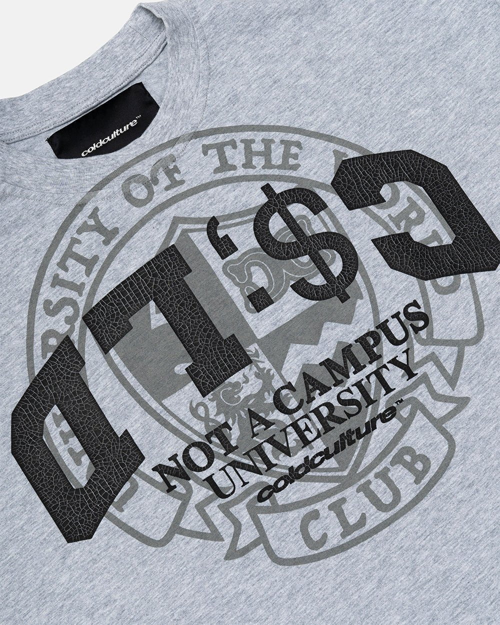 CAMPUS TEE HEATHER GREY