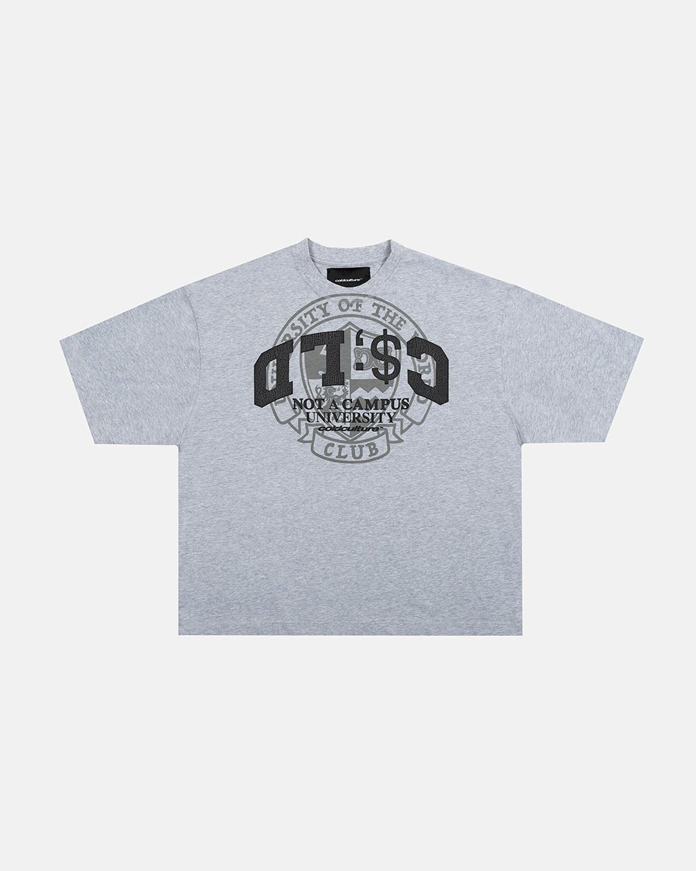 CAMPUS TEE HEATHER GREY