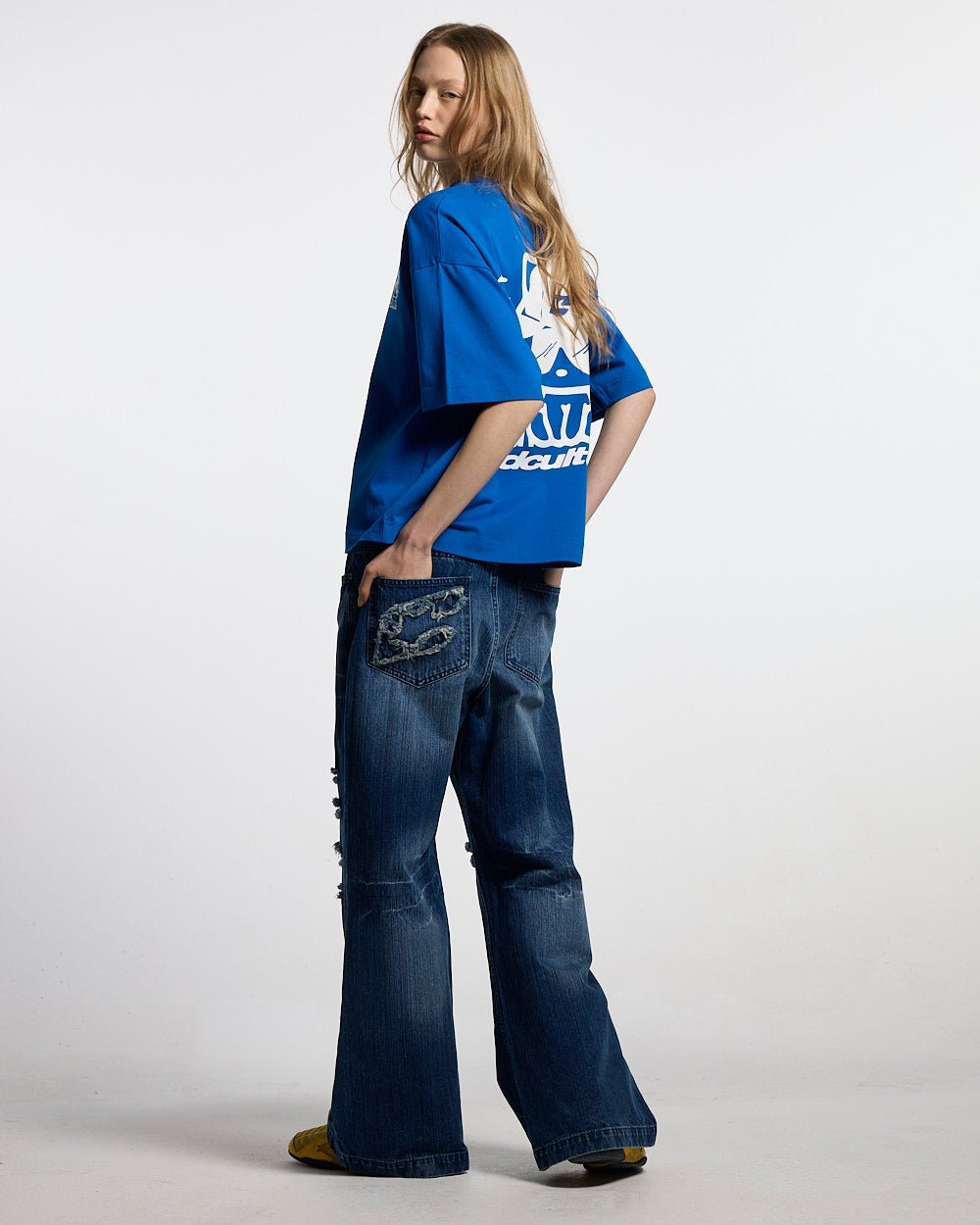 CIBERCAT TEE BLUE
