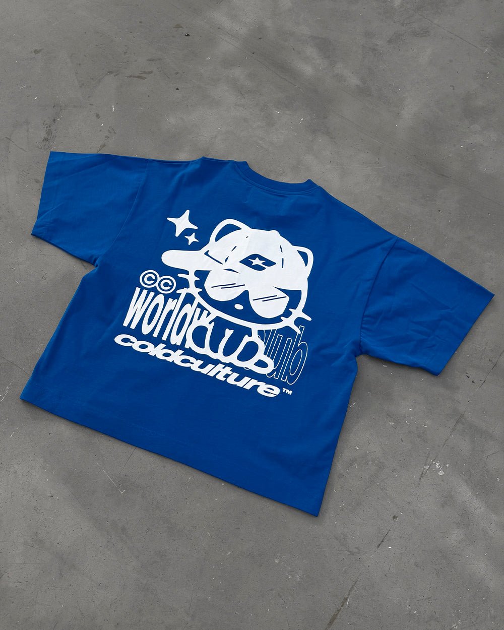 CIBERCAT TEE BLUE