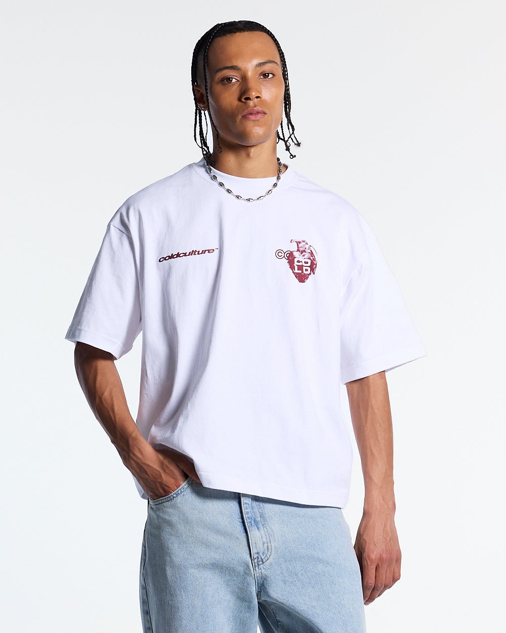 COLD HEARTS TEE WHITE