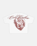 COLD HEARTS TEE WHITE