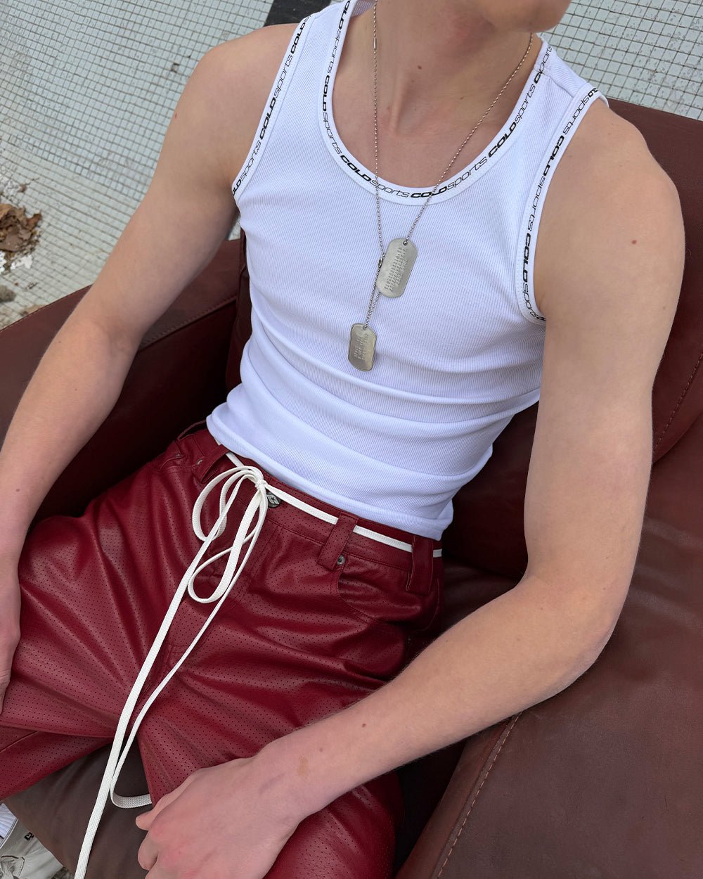 COLD SPORT TANK TOP WHITE