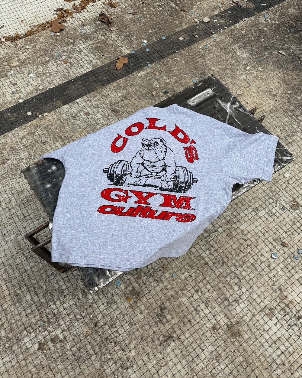 COLD´S GYM BOXY TEE GREY
