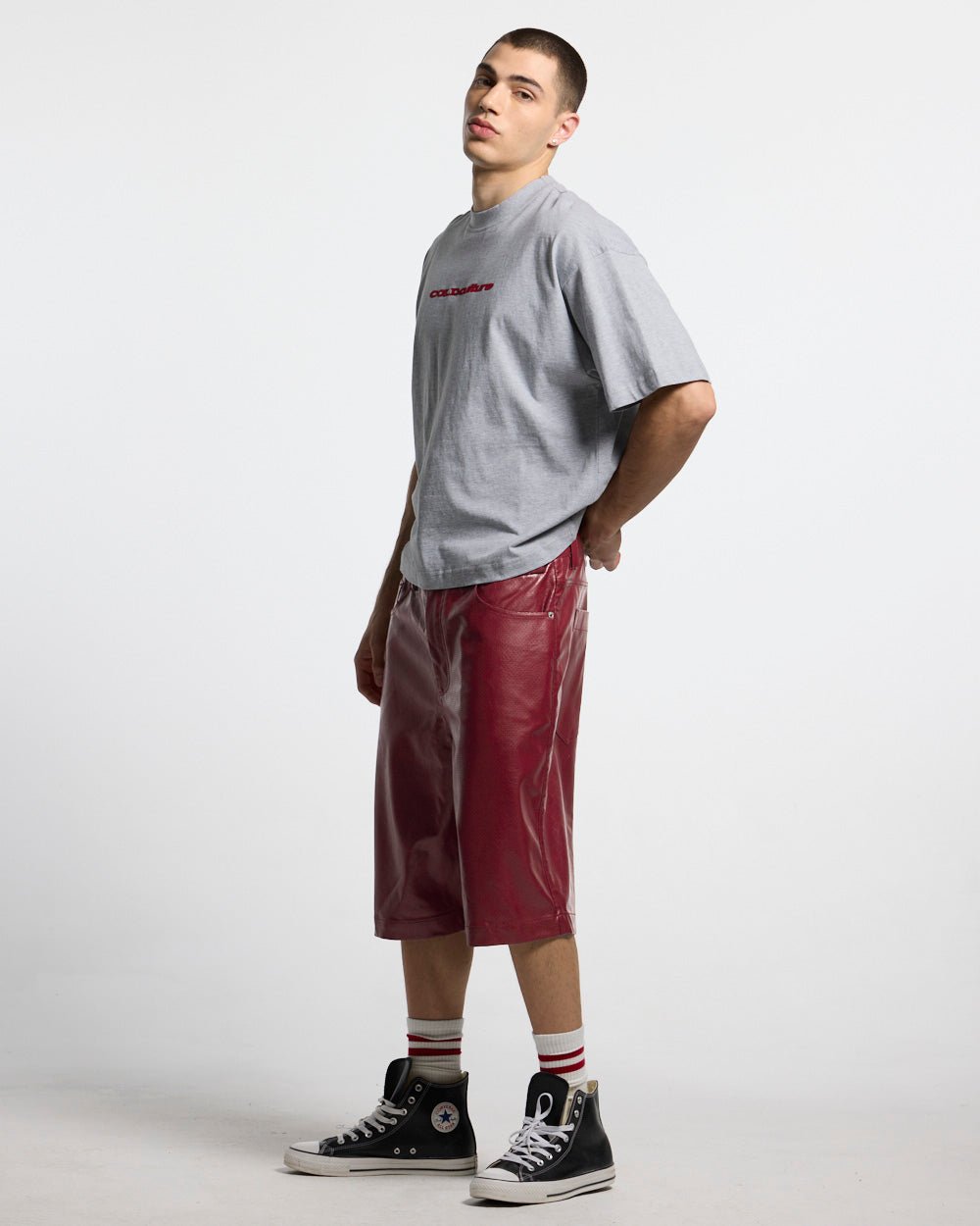 COLD´S GYM BOXY TEE GREY
