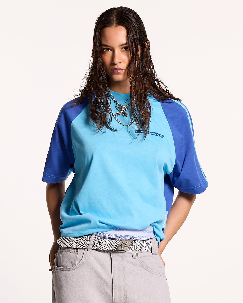 COMBO TEE BLUE
