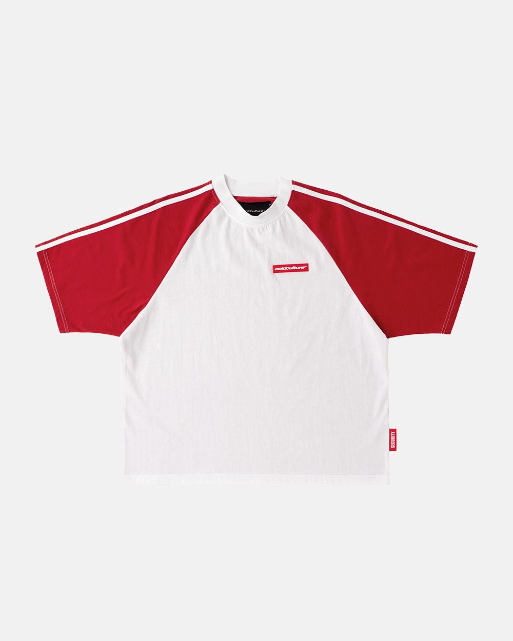 COMBO TEE WHITE/RED