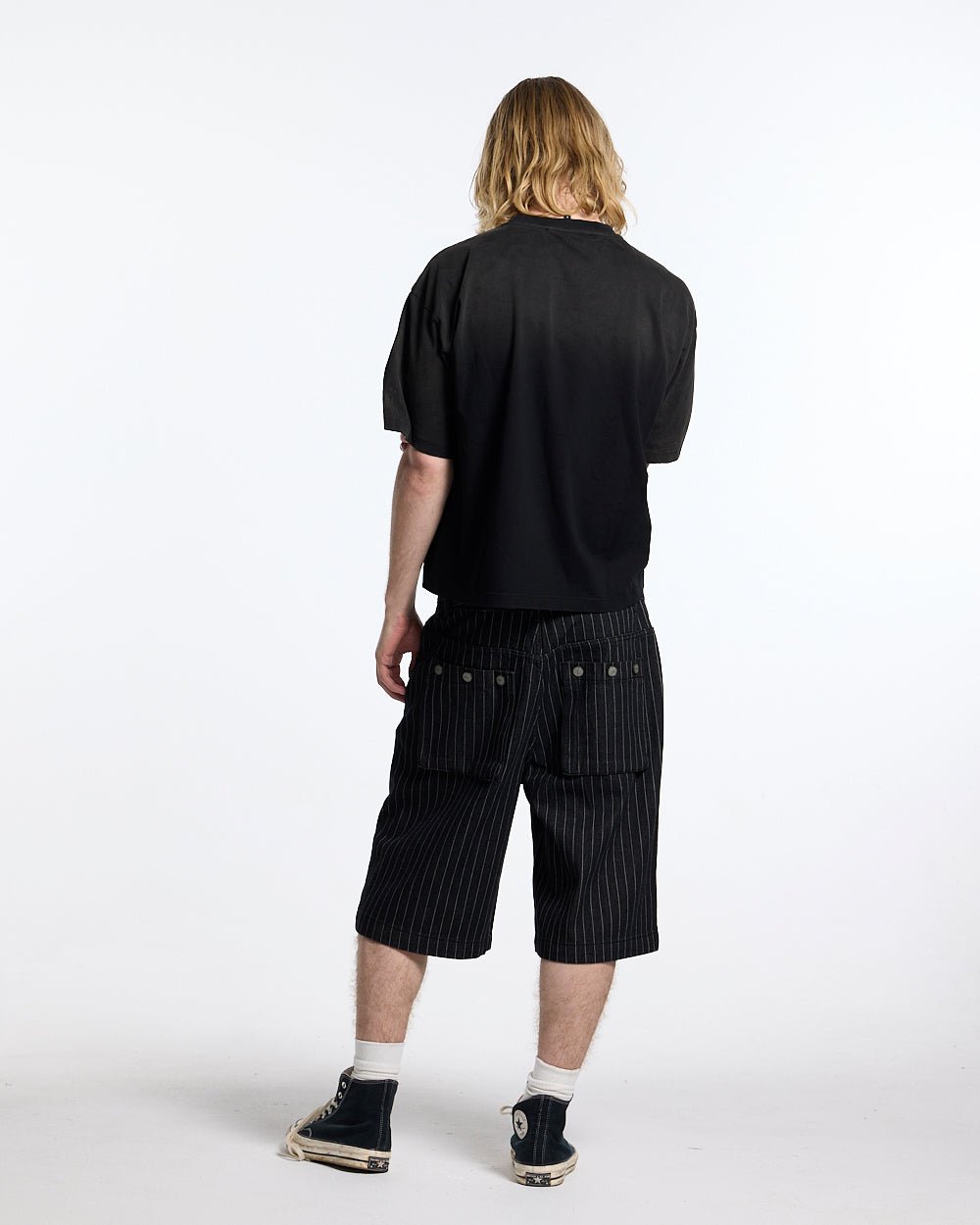 CROSSED SCRIPT TEE 2.0 BLACK