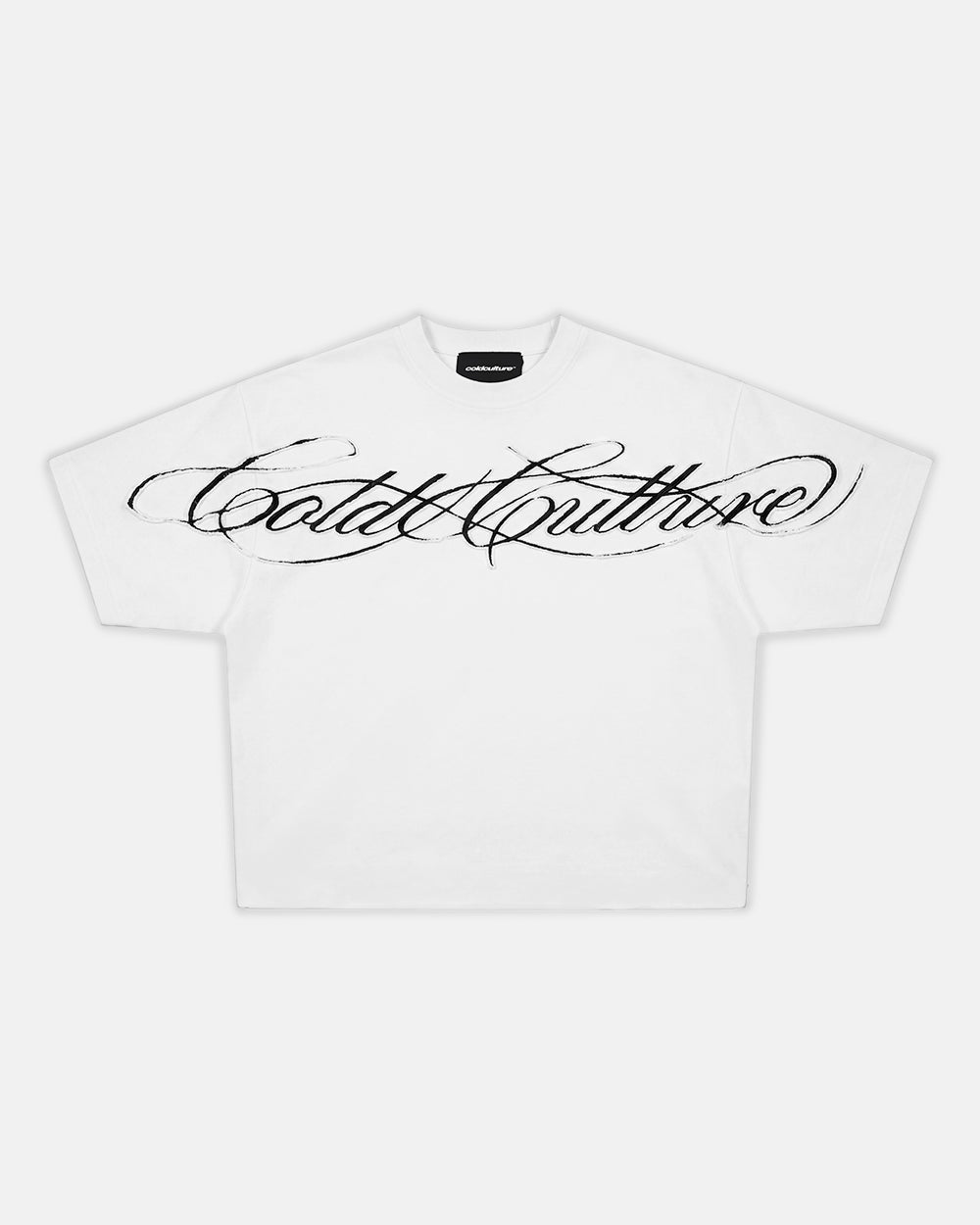 CROSSED SCRIPT TEE 2.0 WHITE