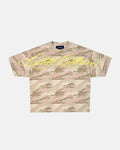 CROSSED SCRIPT TEE CAMO