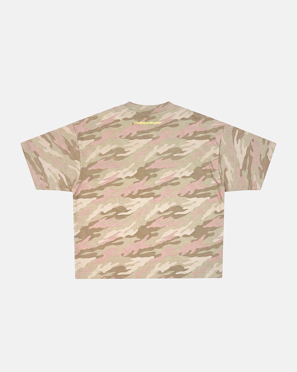 CROSSED SCRIPT TEE CAMO
