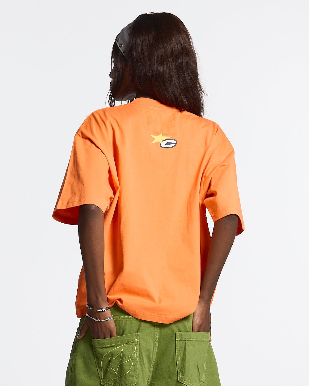 CULT STAR TEE FIRECRACKER ORANGE