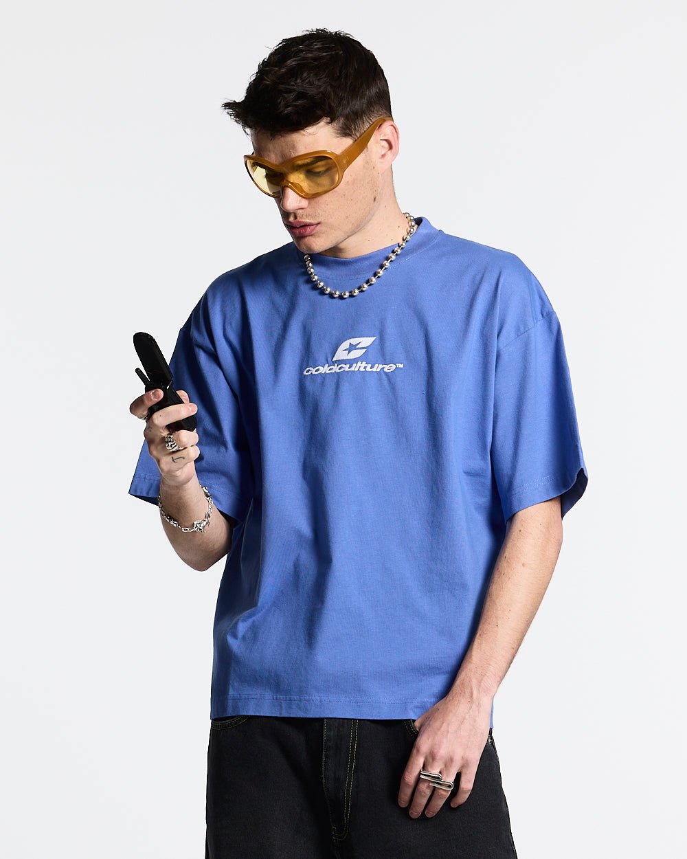 CURVED TEE AMPARO BLUE