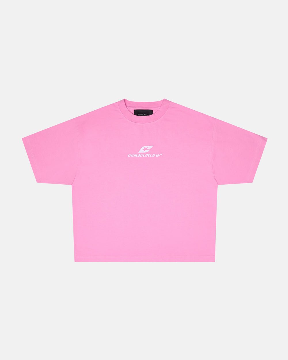 CURVED TEE FUCHSIA PINK