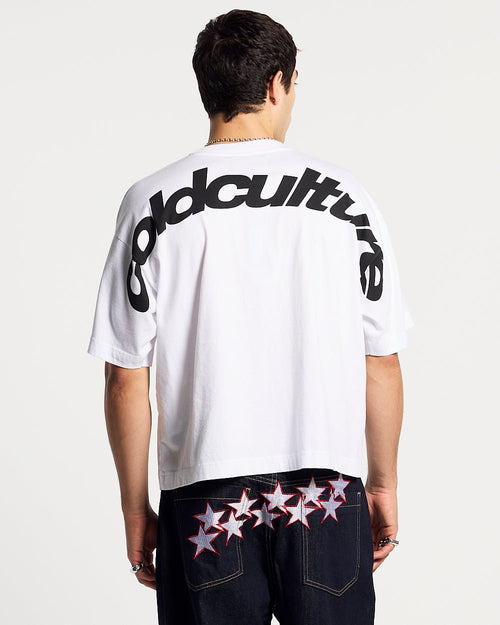 CURVED TEE WHITE